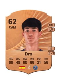 Dro Rare 62 OVR