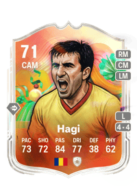 Gheorghe Hagi World Tour Silver Stars 71 OVR