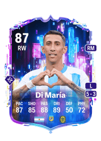 Ángel Di María Flashback Player 87 OVR