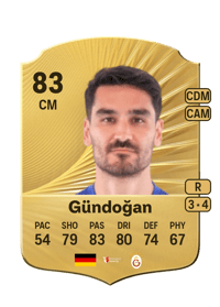 İlkay Gündoğan Rare 83 OVR