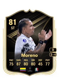 Dayro Moreno Team of the Week 81 OVR