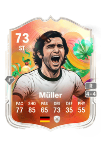 Gerd Müller World Tour Silver Stars 73 OVR