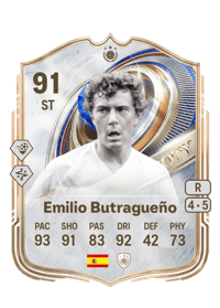 Emilio Butragueño TOTY ICON 91 OVR