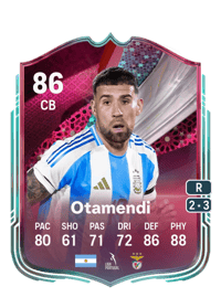 Nicolás Otamendi Festival of Football: Captains 86 OVR