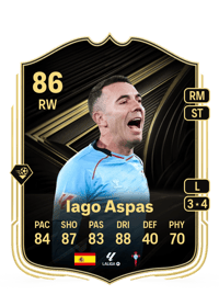 Iago Aspas Team of the Week 86 OVR