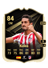 Koke Team of the Week 84 OVR