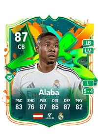 David Alaba Joga Bonito 87 OVR