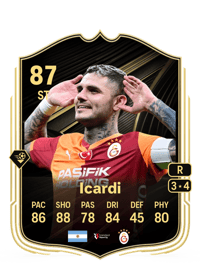 Mauro Icardi Team of the Week 87 OVR