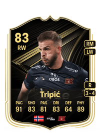 Zlatko Tripić Team of the Week 83 Overall Rating