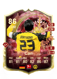 Emre Can Winter Wildcards Red 86 OVR