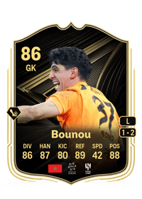 Yassine Bounou Team of the Week 86 OVR