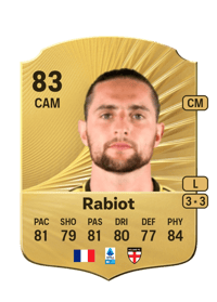 Adrien Rabiot Rare 83 OVR
