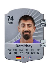 Kerem Demirbay Rare 74 OVR