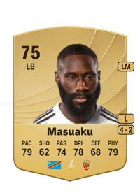 Arthur Masuaku Common 75 OVR