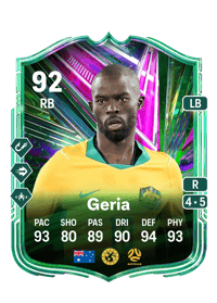 Jason Geria Festival of Football: Path to Glory 92 OVR