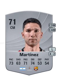 Tomás Martínez Common 71 OVR