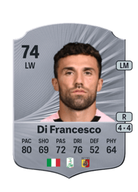Federico Di Francesco Rare 74 OVR