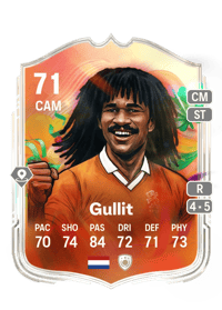 Ruud Gullit World Tour Silver Stars 71 OVR