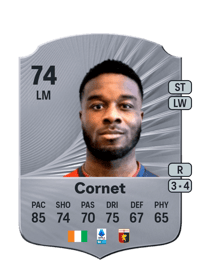 Maxwel Cornet Rare 74 OVR