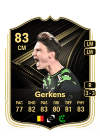 Pieter Gerkens Team of the Week 83 OVR