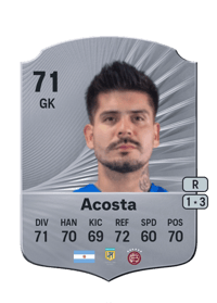 Lucas Acosta Rare 71 OVR