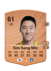 Sim Sang Min Common 61 OVR