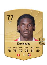 Breel Embolo Common 77 OVR