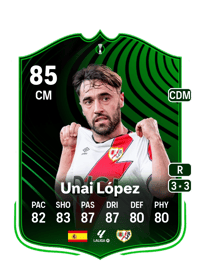 Unai López UECL Road to the Knockouts 85 OVR