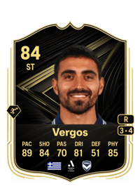Nikolaos Vergos Team of the Week 84 OVR