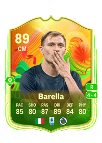 Nicolò Barella World Tour 89 OVR