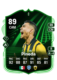 Orbelín Pineda UECL Road to the Final 89 OVR