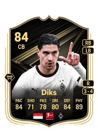 Kevin Diks Team of the Week 84 OVR