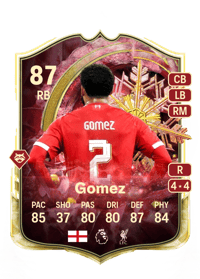 Joe Gomez Winter Wildcards Red 87 OVR