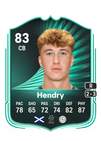 Jack Hendry SQUAD FOUNDATIONS 83 OVR