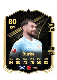 Oliver Burke Team of the Week 80 OVR