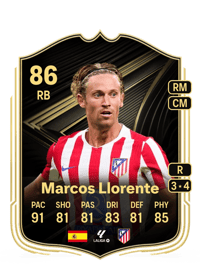 Marcos Llorente Team of the Week 86 OVR