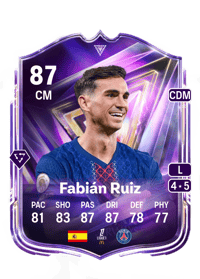 Fabián Ruiz FC Pro Live 87 OVR