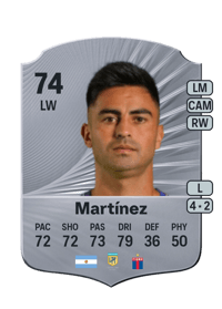 Gonzalo Martínez Rare 74 OVR