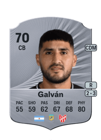 Jonathan Galván Rare 70 OVR