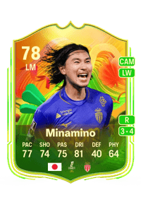 Takumi Minamino World Tour 78 OVR