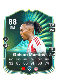 Gelson Martins Moments 88 OVR