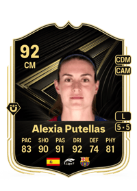 Alexia Putellas Team of the Week 92 OVR