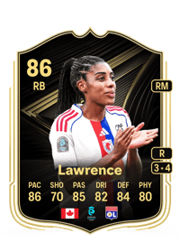 Ashley Lawrence Team of the Week 86 OVR