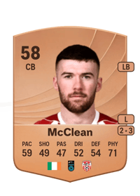 Patrick McClean Common 58 OVR
