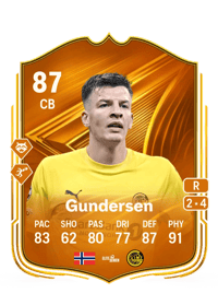 Jostein Gundersen Star Performer 87 OVR