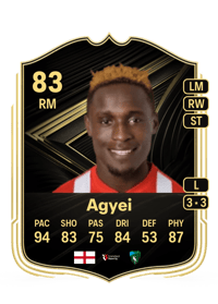 Dan Agyei Team of the Week 83 OVR
