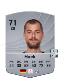 Alexander Hack Common 71 OVR