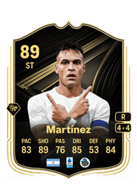 Lautaro Martínez Team of the Week 89 OVR