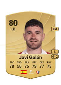 Javi Galán Common 80 OVR