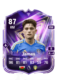 Daniel James FC Pro Live 87 OVR